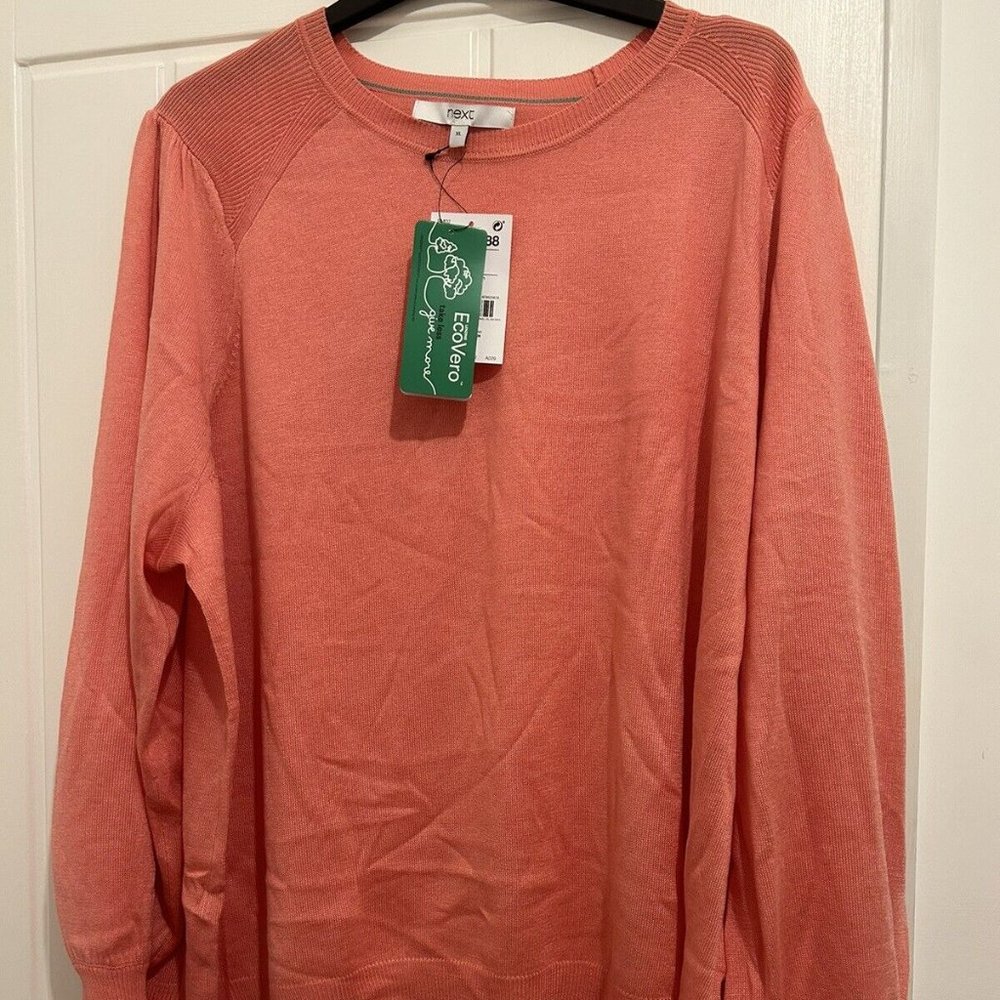 BNWT Next Peach Jumper Size XL (18-20) - Picture 1 of 2